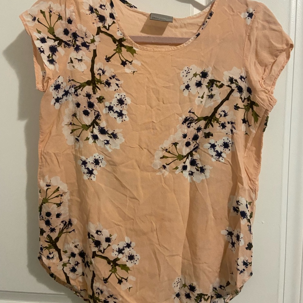 Floral Peach Top